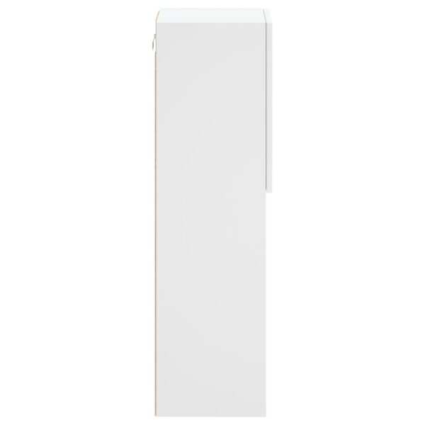 Szafki TV, z LED, 2 szt., białe, 30,5x30x102 cm - obrazek 10