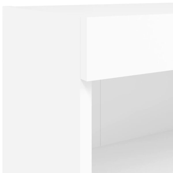 Szafki pod TV, z oświetleniem LED, 2 szt., białe, 60x30x30 cm - obrazek 11