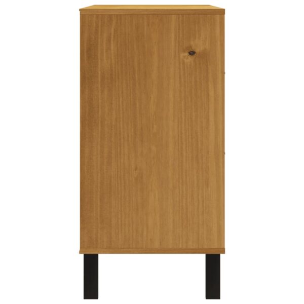 Komoda FLAM, 110x40x80 cm, lite drewno sosnowe - obrazek 6