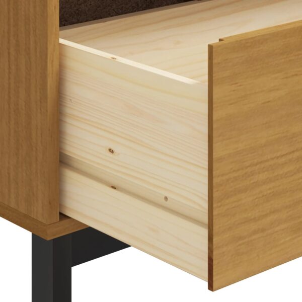 Komoda FLAM, 110x40x80 cm, lite drewno sosnowe - obrazek 8