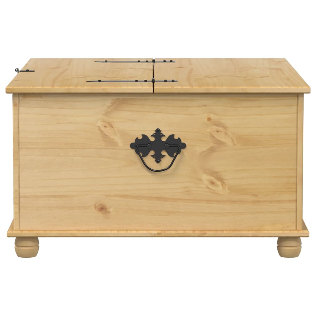 Skrzynia Corona, 90x78x45 cm, lite drewno sosnowe - obrazek 5