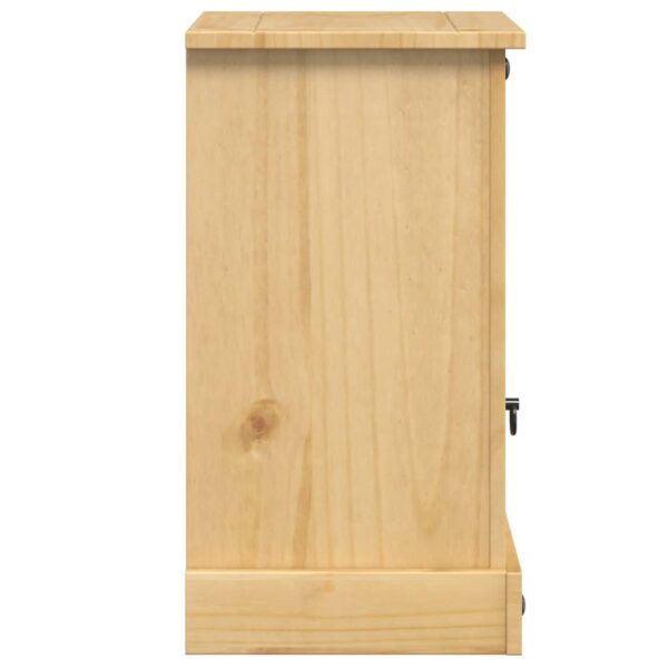 Szafka nocna Corona, 45x35x64 cm, lite drewno sosnowe - obrazek 5