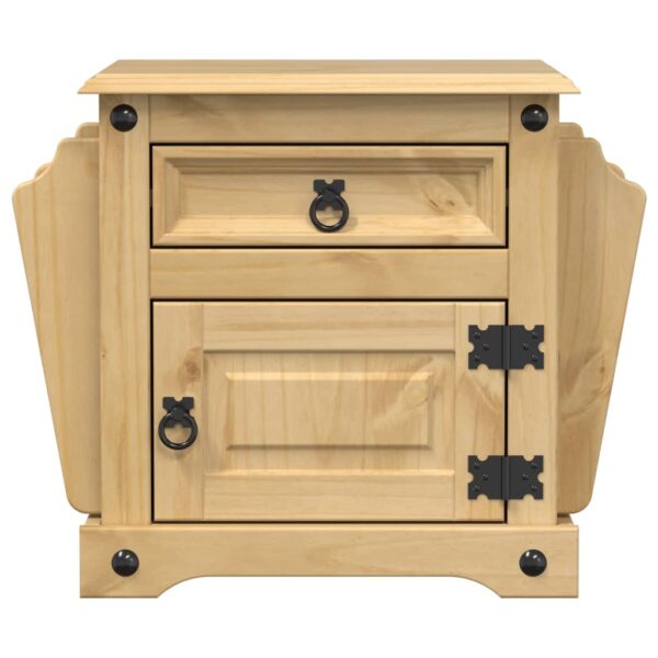 Szafka nocna Corona, 45x35x47,5 cm, lite drewno sosnowe - obrazek 4