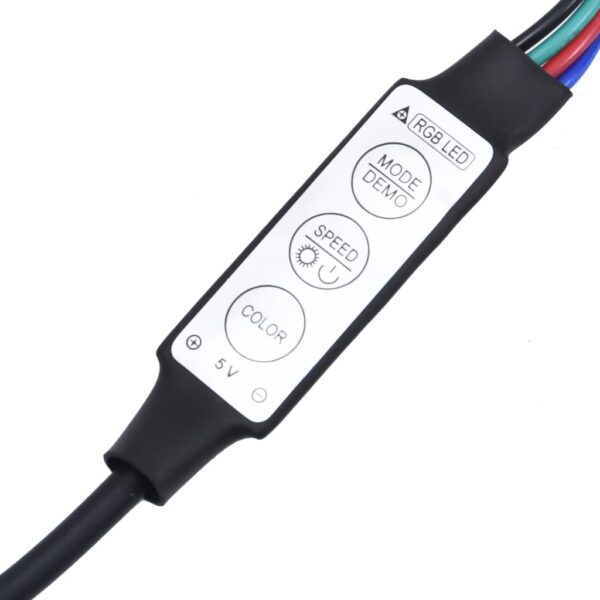 Wisząca szafka nocna z podświetleniem LED, szary dąb sonoma - obrazek 12