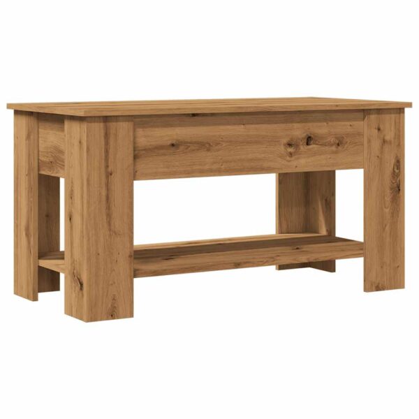 Stolik kawowy Artisan Oak 101x49x52 cm Drewno klejone - obrazek 2