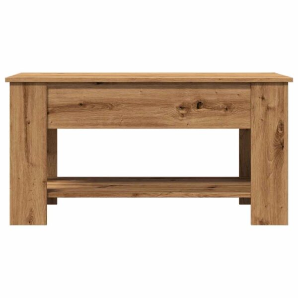 Stolik kawowy Artisan Oak 101x49x52 cm Drewno klejone - obrazek 5
