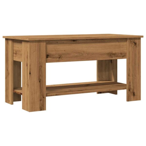 Stolik kawowy Artisan Oak 101x49x52 cm Drewno klejone - obrazek 7