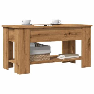 Stolik kawowy Artisan Oak 101x49x52 cm Drewno klejone