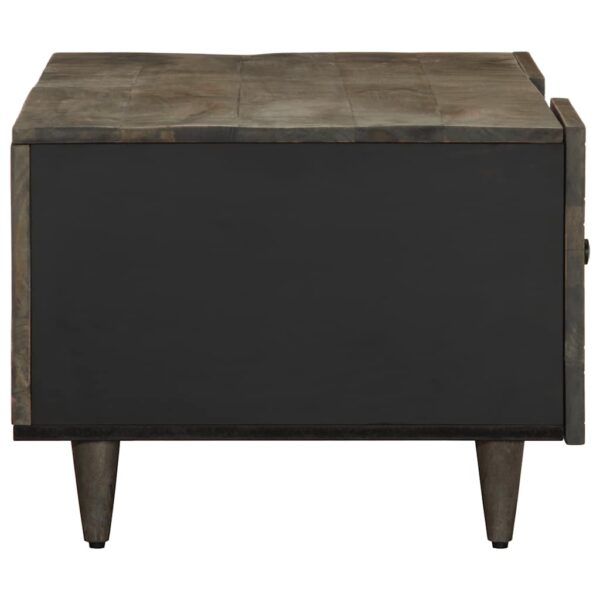 Stolik kawowy Jasnoszary 100x54x40 cm Drewno lite Mango - obrazek 4