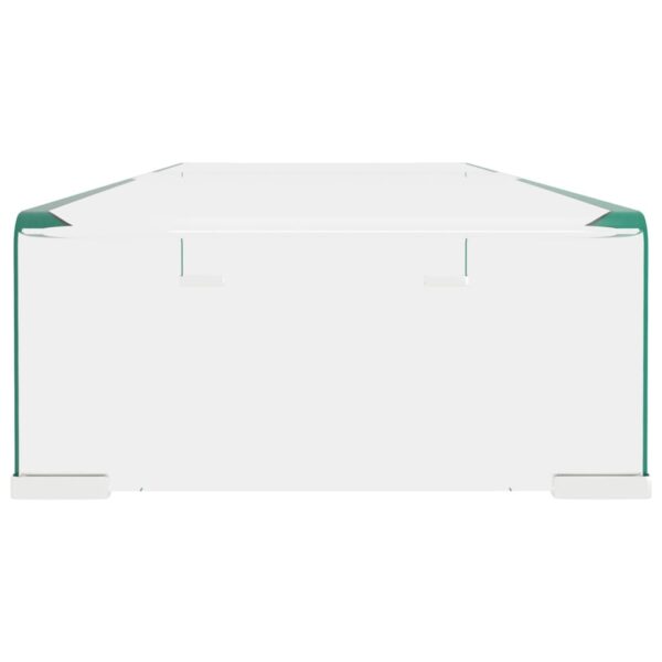 Podstawka pod monitor / telewizor szklana 80x30x13 cm - obrazek 4