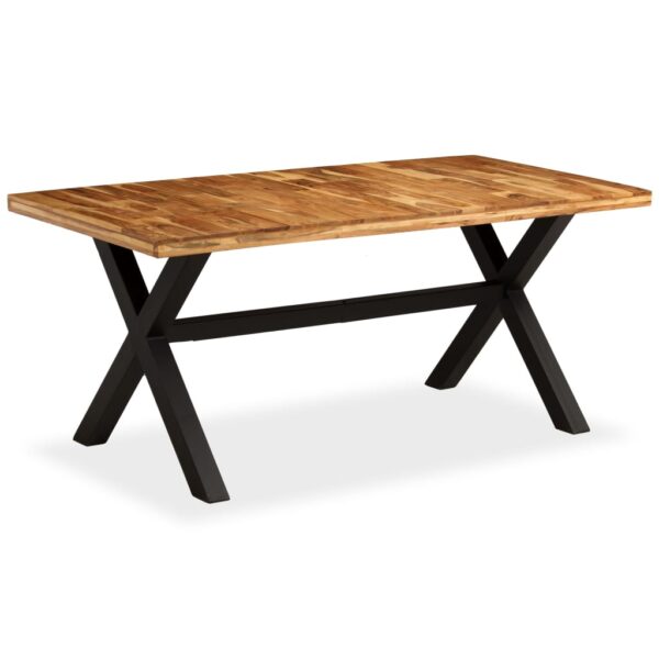 Stół do jadalni z drewna akacjowego i mango, 180x90x76 cm - obrazek 9