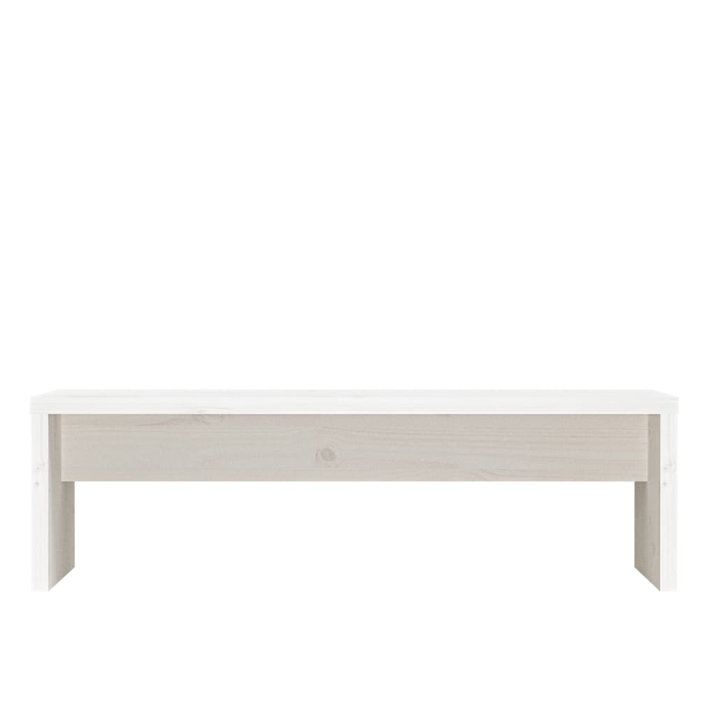 Podstawka na monitor, biała, 50x27x15 cm, lite drewno sosnowe - obrazek 5
