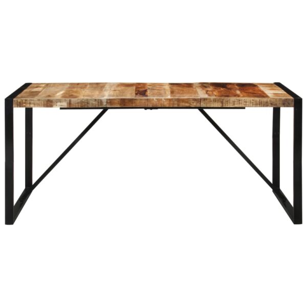 Stół do jadalni, 175x90x76 cm, surowe drewno mango - obrazek 2