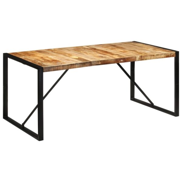 Stół do jadalni, 175x90x76 cm, surowe drewno mango - obrazek 7