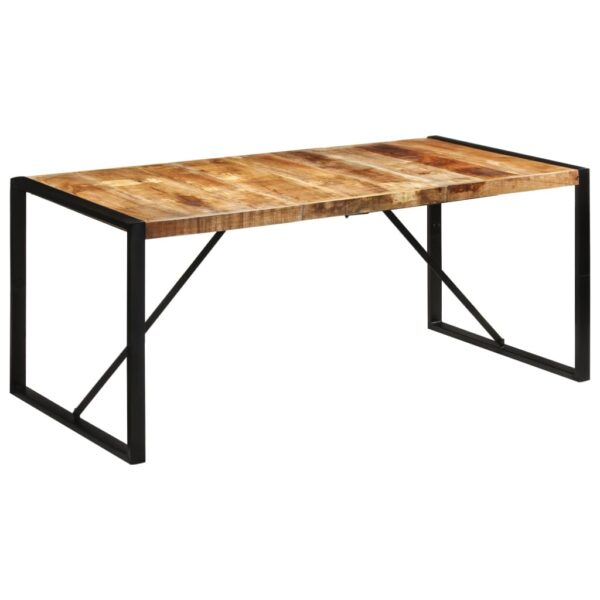 Stół do jadalni, 175x90x76 cm, surowe drewno mango - obrazek 8