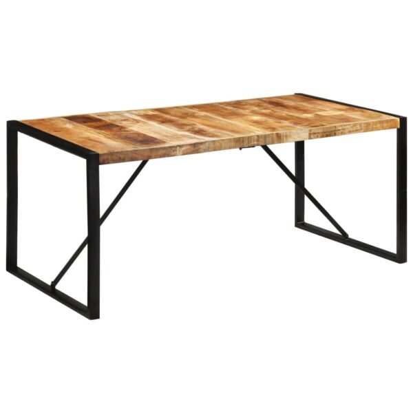 Stół do jadalni, 175x90x76 cm, surowe drewno mango - obrazek 9