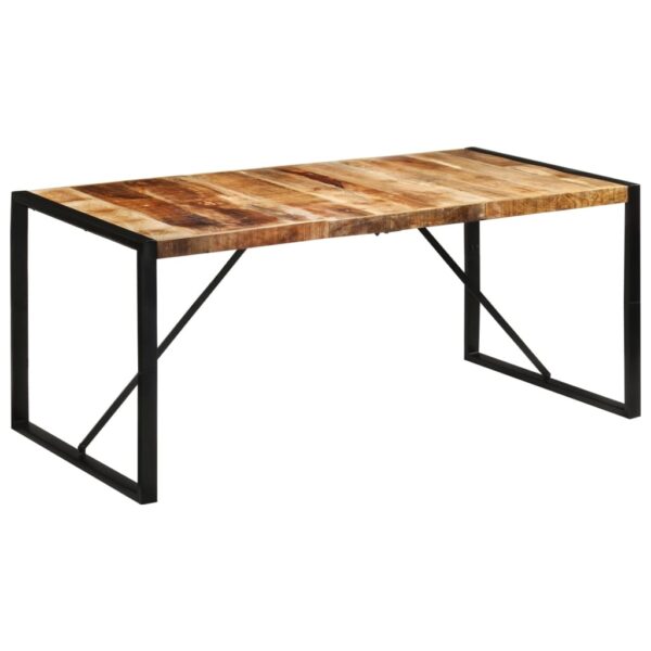 Stół do jadalni, 175x90x76 cm, surowe drewno mango - obrazek 10