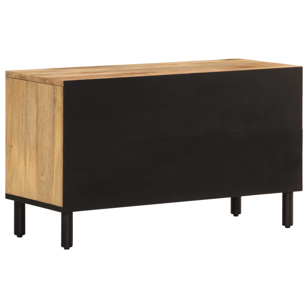 Szafka pod telewizor, 80x31x46 cm, lite drewno mango - obrazek 7