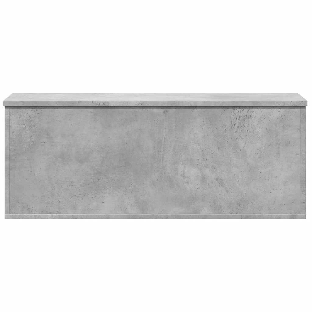 Skrzynia, szarość betonu, 90x35x35 cm, materiał drewnopochodny - obrazek 4