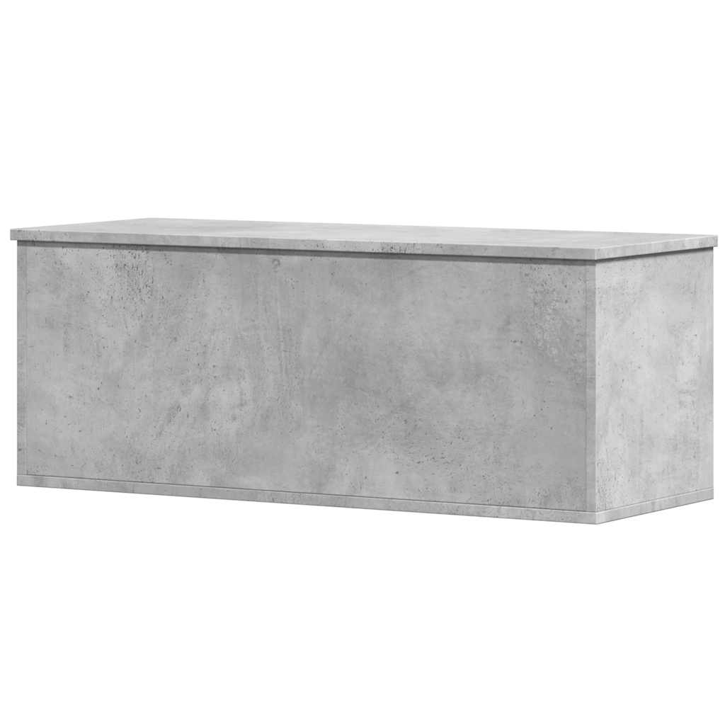 Skrzynia, szarość betonu, 90x35x35 cm, materiał drewnopochodny - obrazek 6