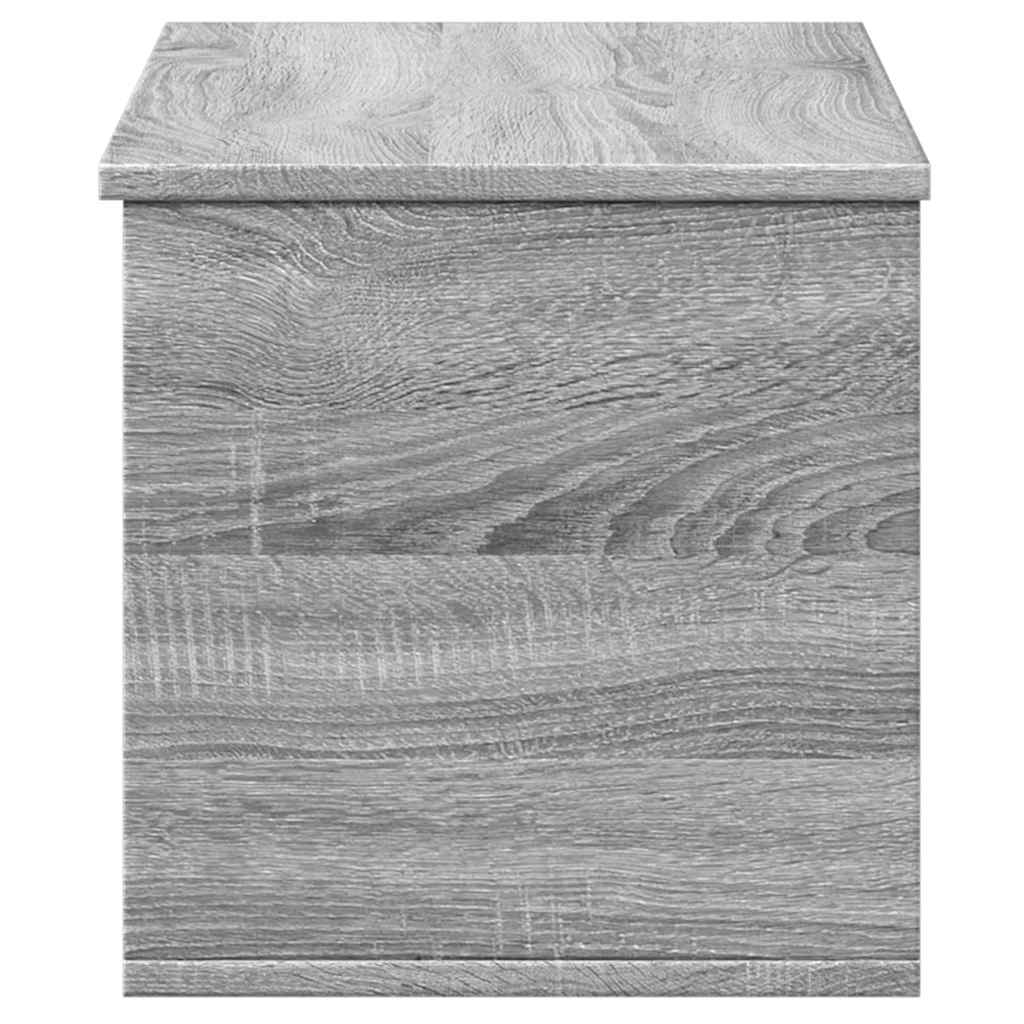 Skrzynia, szary dąb sonoma, 90x35x35, materiał drewnopochodny - obrazek 5
