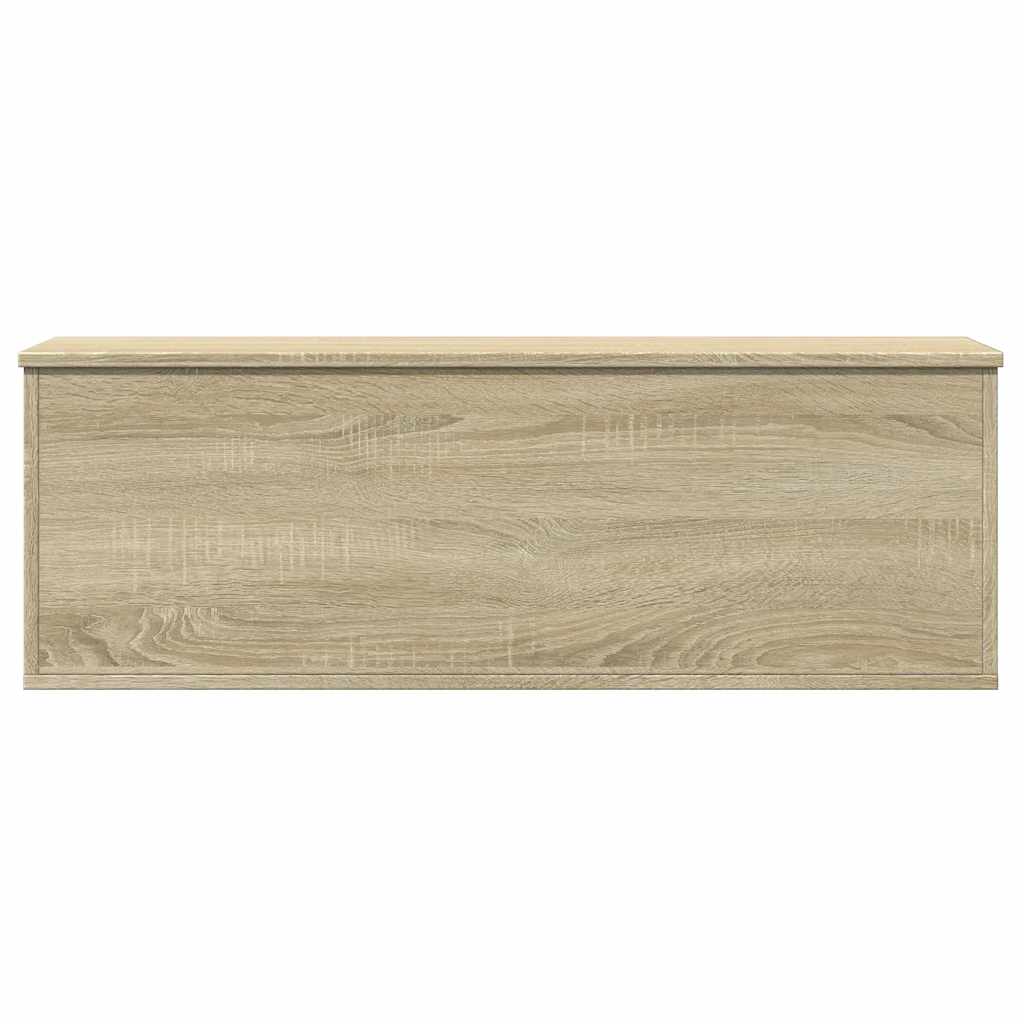 Skrzynia, dąb sonoma, 102x35x35 cm, materiał drewnopochodny - obrazek 4