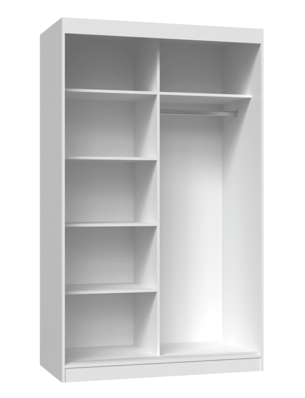 Szafa Iga 120B BIAŁY - obrazek 2