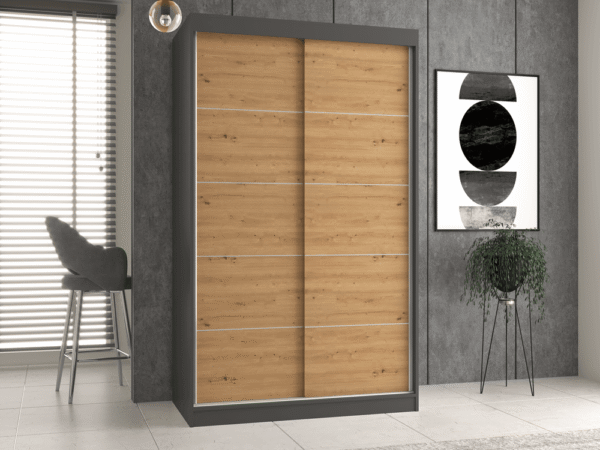 Szafa Iga 120C ANTRACYT ARTISAN - obrazek 2