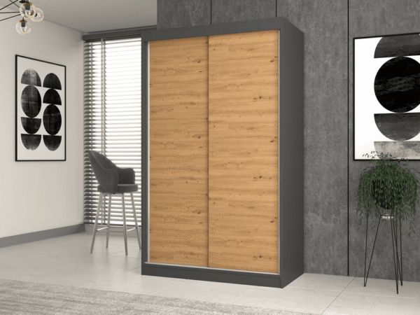 Szafa Iga 120B ANTRACYT ARTISAN - obrazek 2