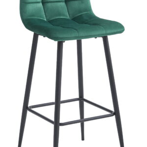 Hoker ARCETO - ciemna zieleń aksamit / nogi czarne x 1