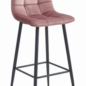 Hoker ARCETO - aksamit ciemny róż / nogi czarne x 1