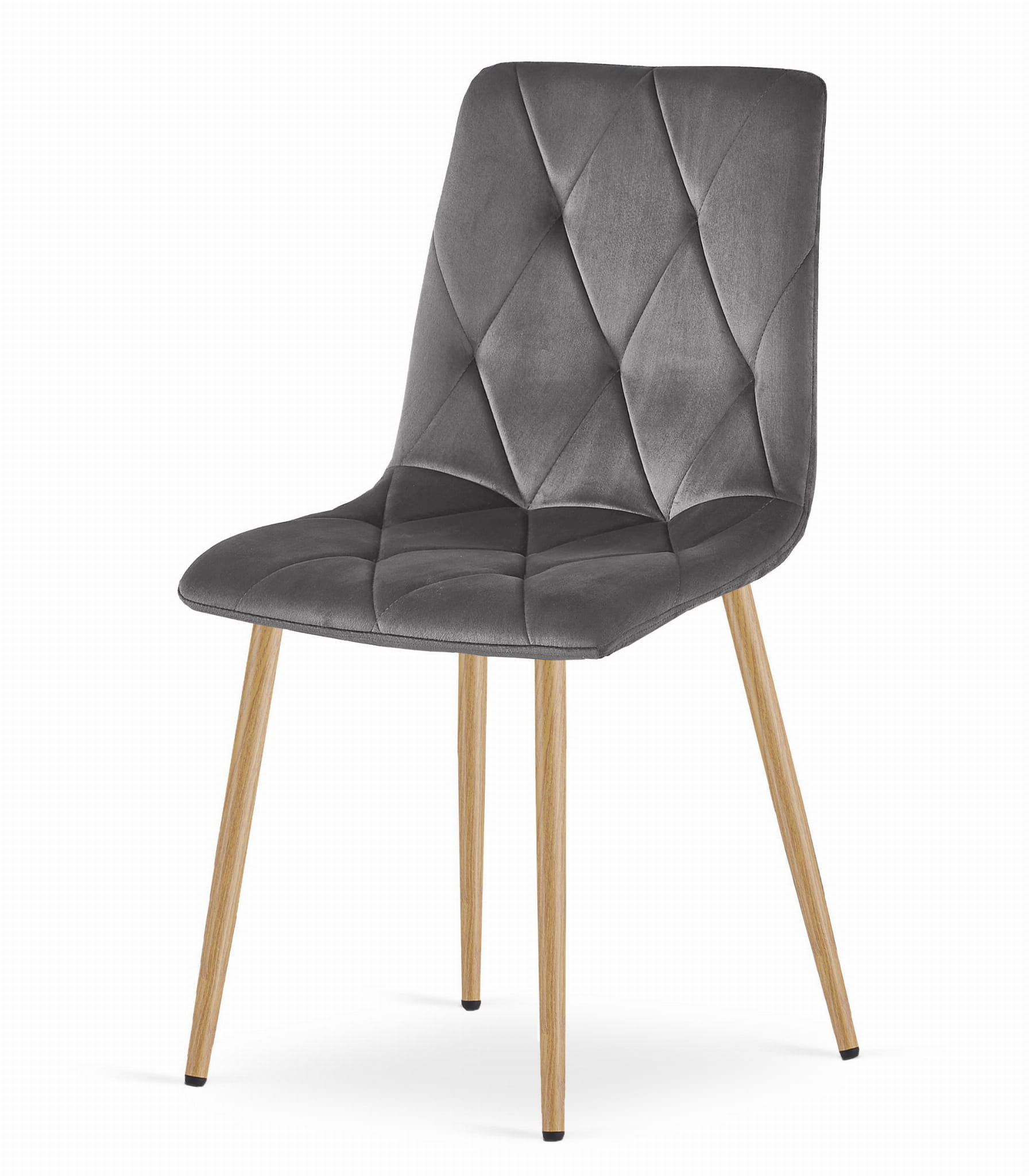 Zestaw stół NP 120x80 Dąb Sonoma + 4 krzesła LIBRA szare - obrazek 5