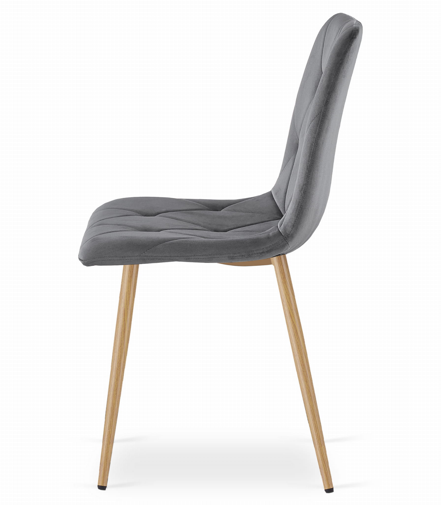 Zestaw stół NP 120x80 Dąb Sonoma + 4 krzesła LIBRA szare - obrazek 6