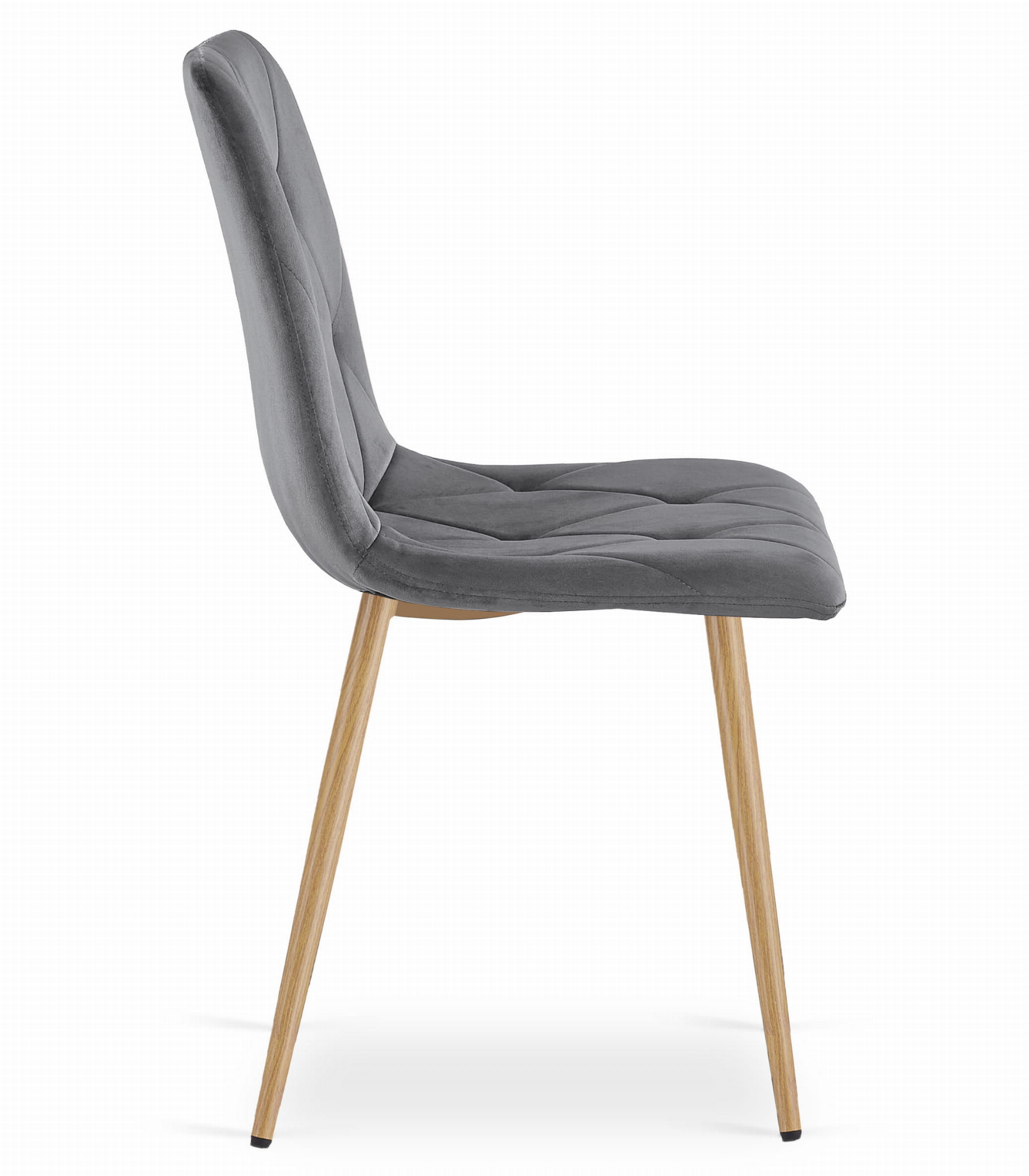 Zestaw stół NP 120x80 Dąb Sonoma + 4 krzesła LIBRA szare - obrazek 8