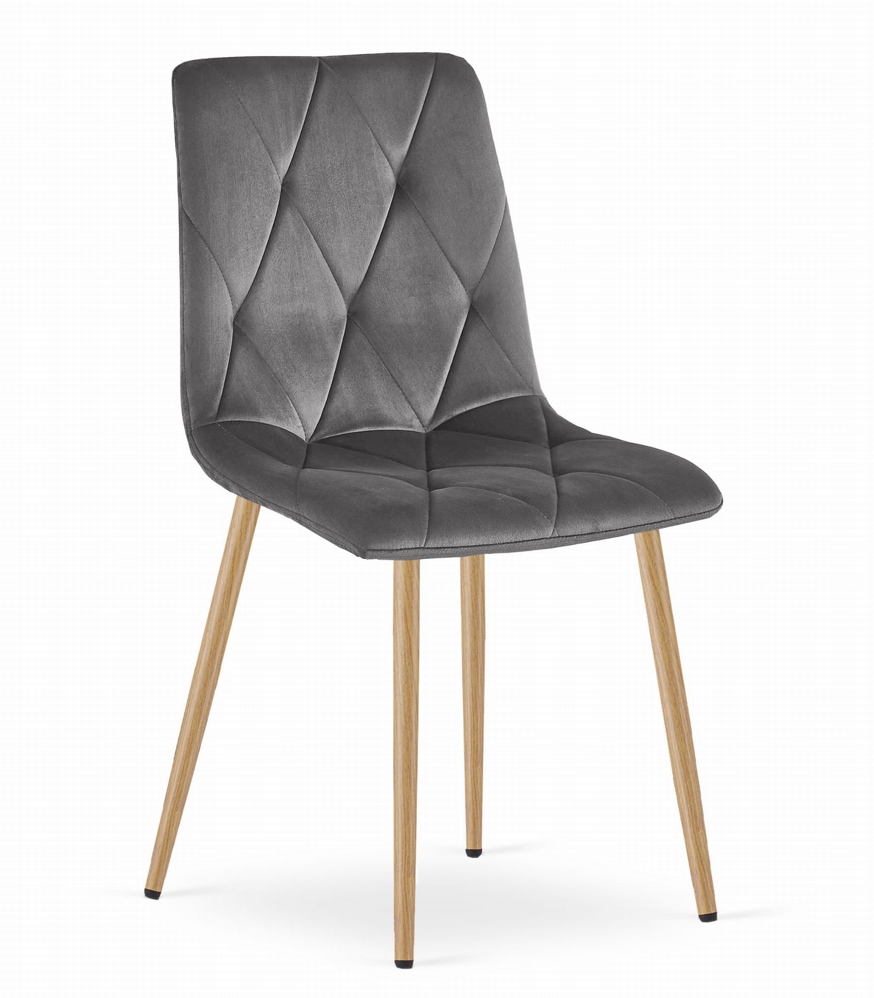 Zestaw stół NP 120x80 Dąb Sonoma + 4 krzesła LIBRA szare - obrazek 9