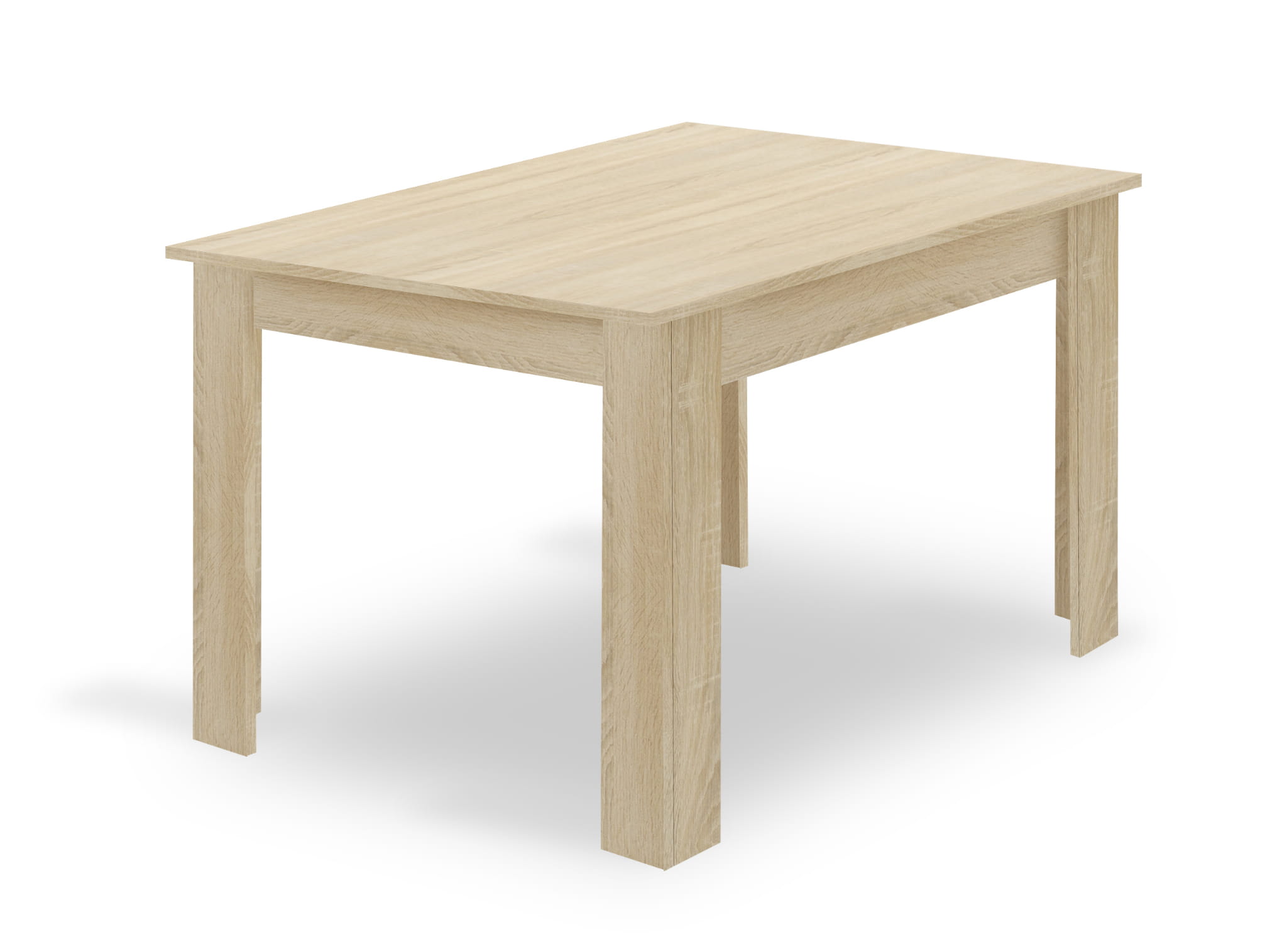Zestaw stół NP 120x80 Dąb Sonoma + 4 krzesła LIBRA szare - obrazek 10